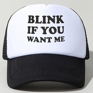 Black and White Trucker Hat